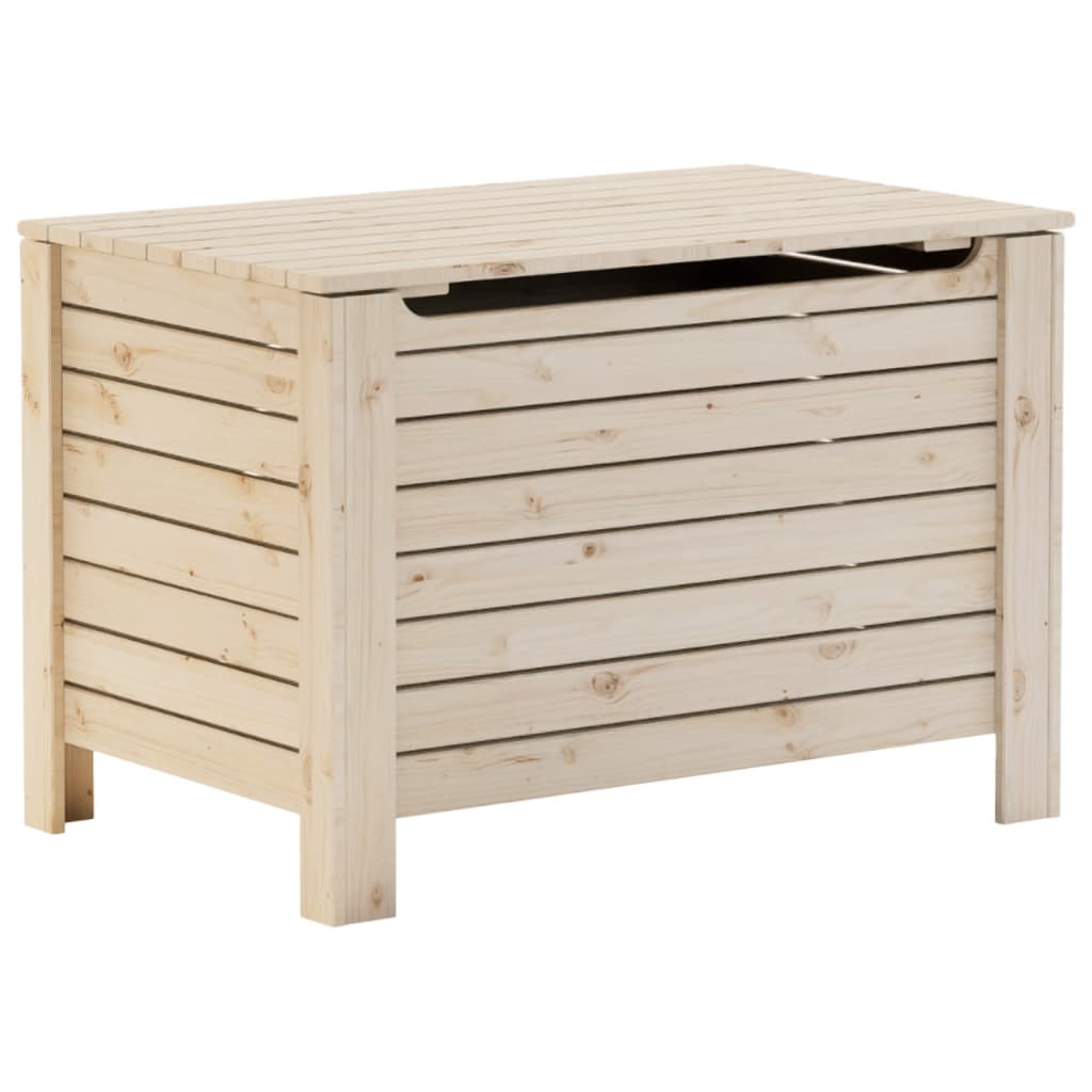 Κουτί Αποθήκευσης με Καπάκι RANA 80x49x54εκ. Μασίφ Ξύλο Πεύκου - Pakobazaar