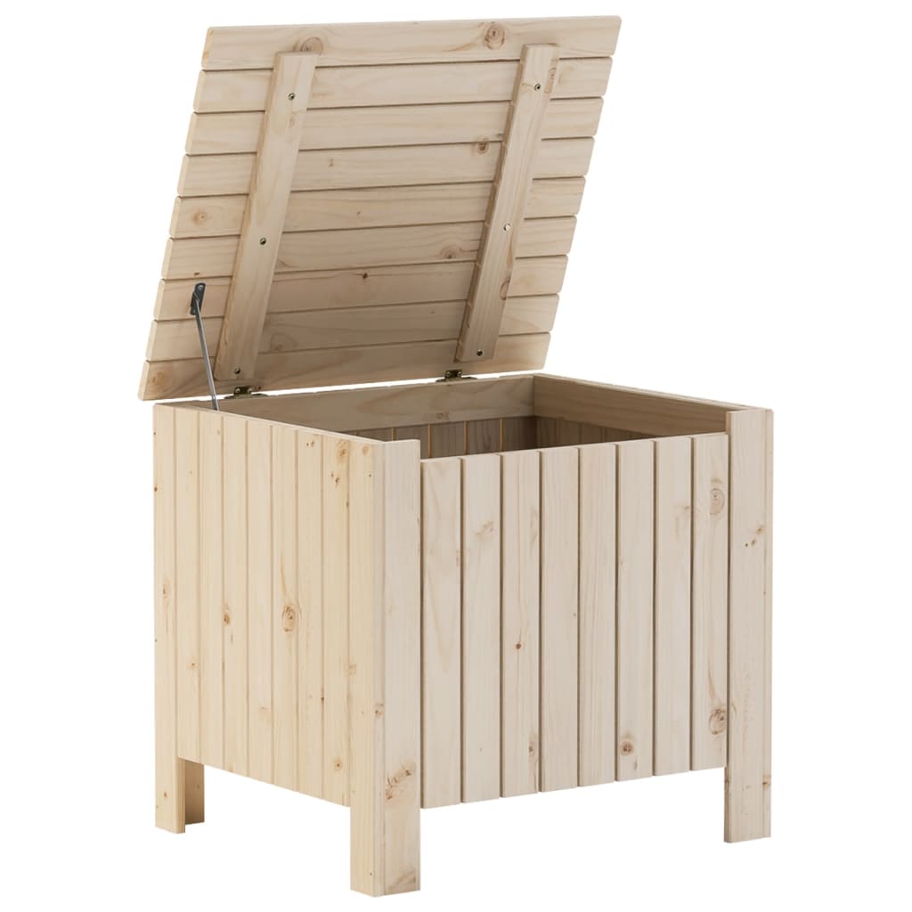 Κουτί Αποθήκευσης με Καπάκι RANA 60x49x54εκ. Μασίφ Ξύλο Πεύκου