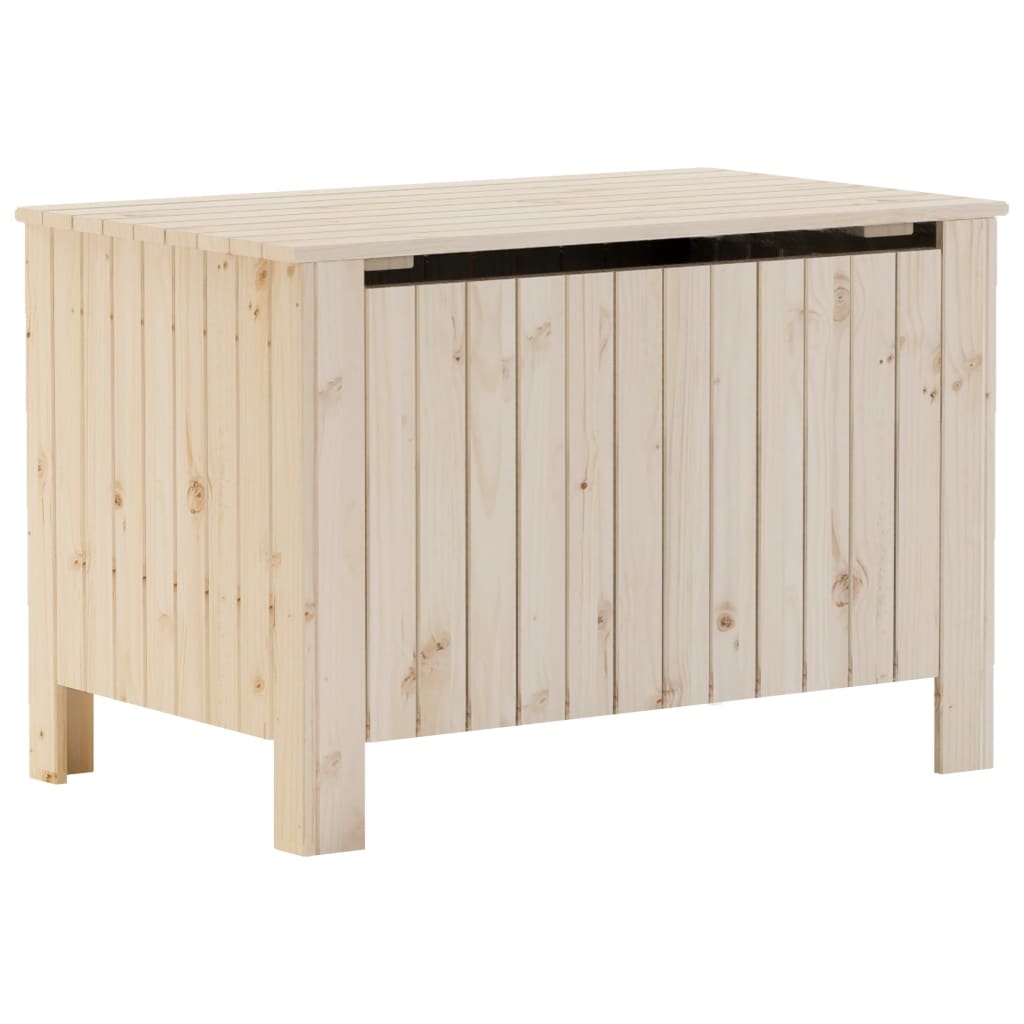 Κουτί Αποθήκευσης με Καπάκι RANA 80x49x54εκ. Μασίφ Ξύλο Πεύκου - Pakobazaar