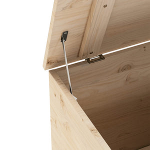 Κουτί Αποθήκευσης με Καπάκι RANA 80x49x54εκ. Μασίφ Ξύλο Πεύκου