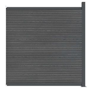 Πάνελ Περίφραξης Γκρι 173 x 186 εκ. από WPC