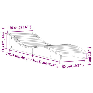 Ξαπλώστρες 2 τεμ. Λευκές 205x60x31,5 εκ. από Μασίφ Ξύλο Πεύκου - Pakobazaar