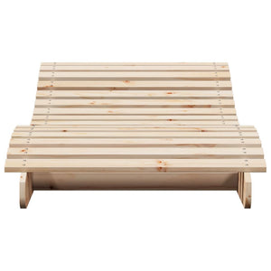 Ξαπλώστρα 205x80x31,5 εκ. από Μασίφ Ξύλο Πεύκου - Pakobazaar