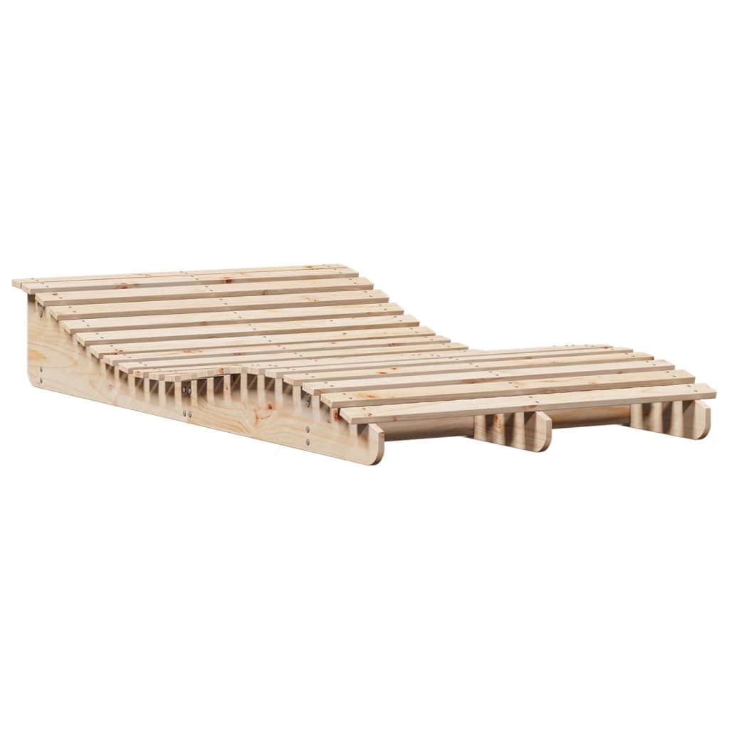 Ξαπλώστρα 205x1100x31,5 εκ. από Μασίφ Ξύλο Πεύκου - Pakobazaar
