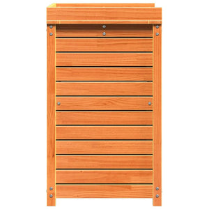 Τραπέζι Κηπουρικής με Ράφια Καφέ 82,5x50x86,5 εκ. Μασίφ Πεύκο