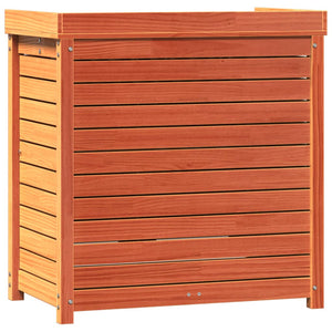 Τραπέζι Κηπουρικής με Ράφια Καφέ 82,5x50x86,5 εκ. Μασίφ Πεύκο
