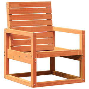 Σαλόνι Κήπου Σετ 3 Τεμαχίων Καφέ Κεριού από Μασίφ Ξύλο Πεύκου - Pakobazaar