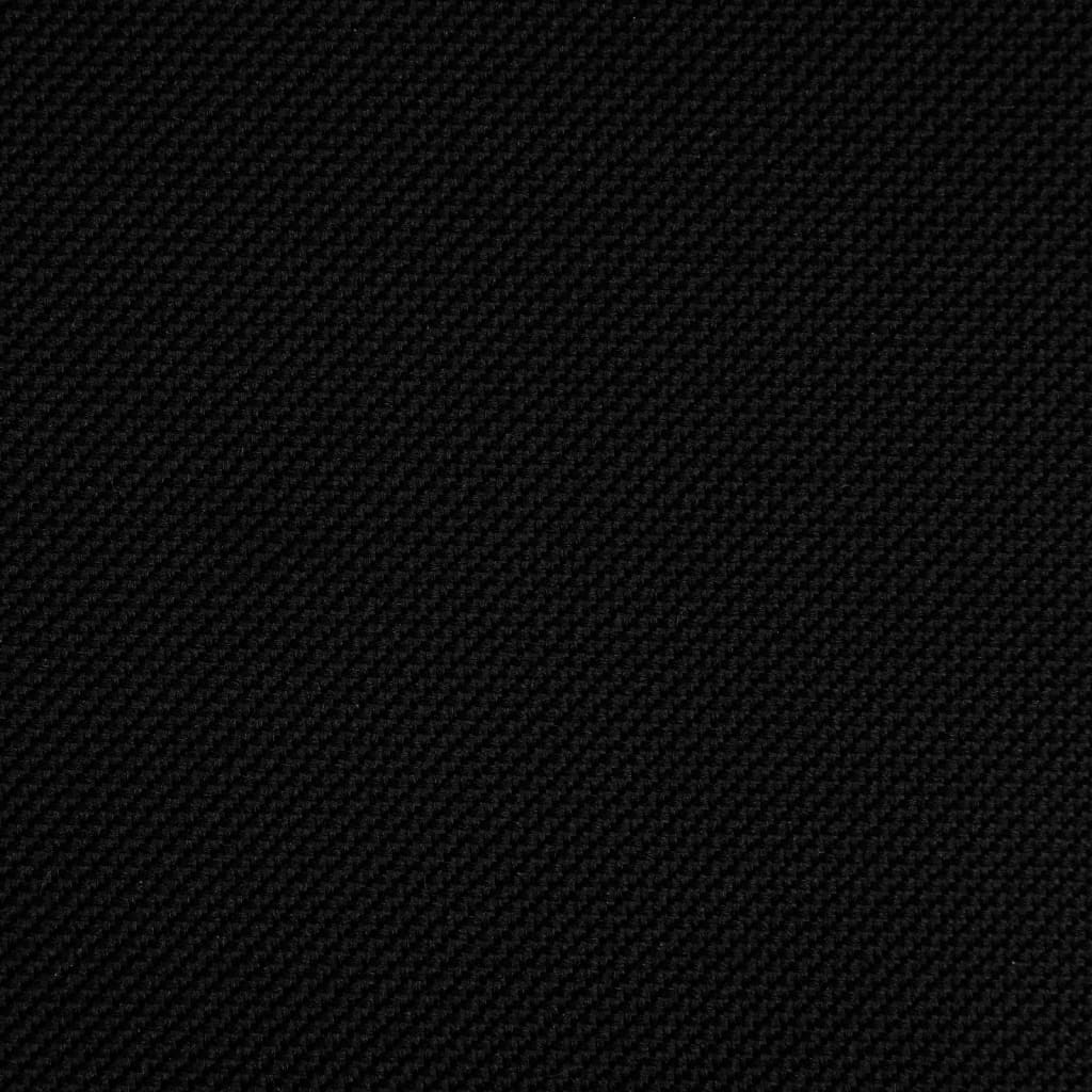 Καρέκλες Κάμπινγκ με Τσέπες Πτυσσόμενες 2 Τεμ. Μαύρες