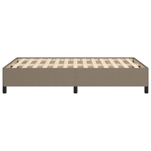 Πλαίσιο Κρεβατιού χωρίς στρώμα Taupe 120x190 εκ. Υφασμάτινο - Pakobazaar