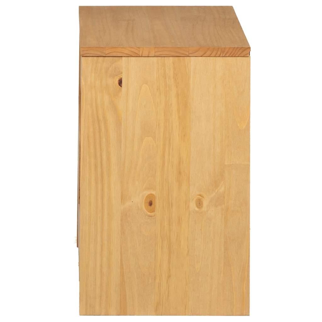 Κομοδίνο SAUDA Χρώμα Δρυός 44x35x56 εκ. Μασίφ Ξύλο Πεύκου