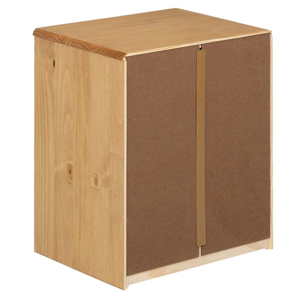 Κομοδίνο SAUDA Χρώμα Δρυός 44x35x56 εκ. Μασίφ Ξύλο Πεύκου