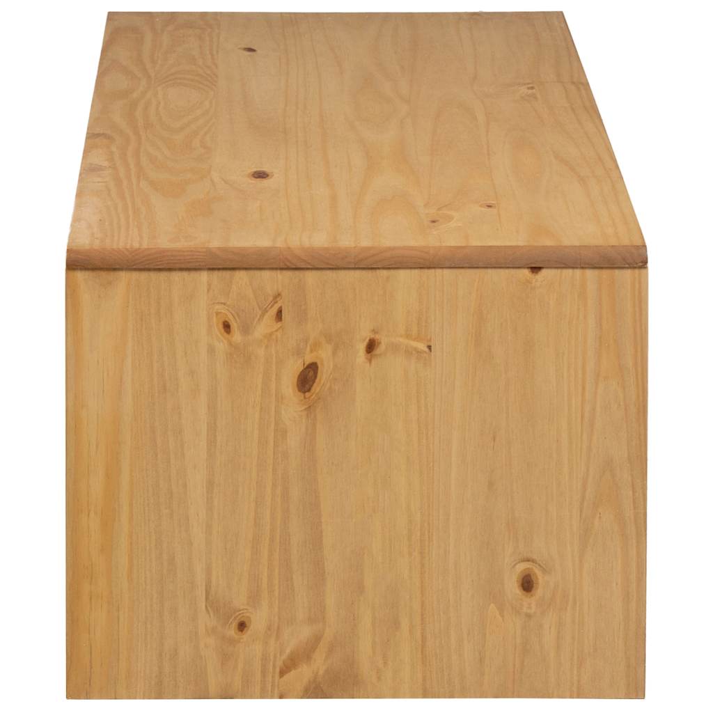 Τραπέζι Σαλονιού SAUDA Χρ. Δρυός 99x55x45 εκ. Μασίφ Ξύλο Πεύκου