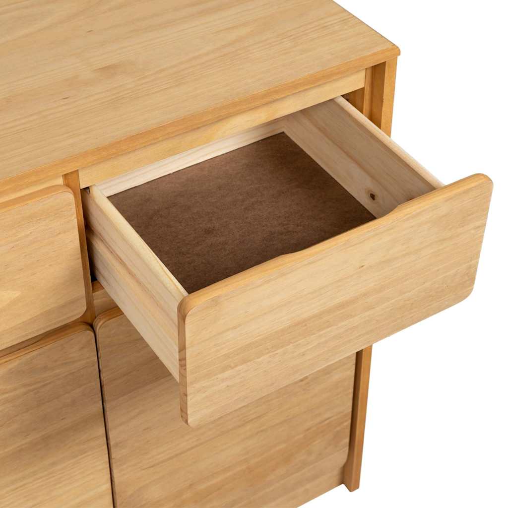 Ντουλάπι SAUDA Δρυς 80x43x75,5 εκ. από Μασίφ Ξύλο Πεύκου