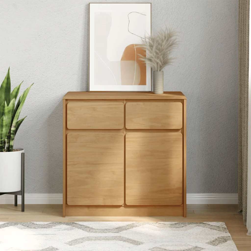 Ντουλάπι SAUDA Δρυς 80x43x75,5 εκ. από Μασίφ Ξύλο Πεύκου