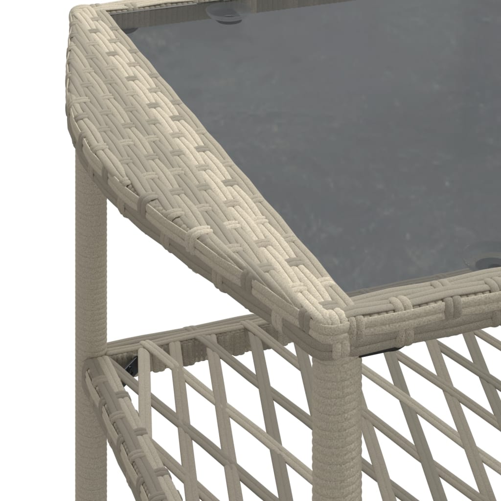 Σαλόνι Κήπου Σετ 4 Τεμαχίων Γκρι Συνθετικό Ρατάν με Μαξιλάρια