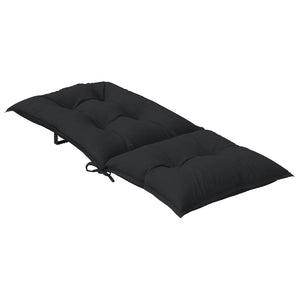 Σέτ Μαξιλαριών Καρέκλας Υψηλής Πλάτης 4 pcs Μελανζ Μαύρο - Pakobazaar