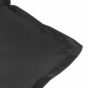 Σέτ Μαξιλαριών Καρέκλας Υψηλής Πλάτης 6 pcs Μελανζ Μαύρο - Pakobazaar