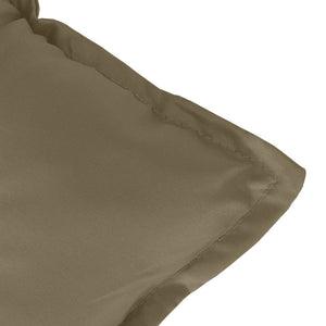 Μαξιλάρια Καρέκλας 4 τεμ. Taupe 100x50x7εκ. Ύφασμα - Pakobazaar