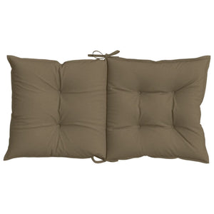 Μαξιλάρια Καρέκλας 6 τεμ. Taupe 100x50x7εκ. Ύφασμα - Pakobazaar