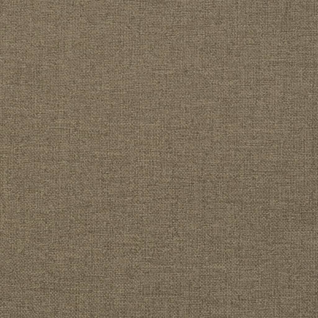 Μαξιλάρια Καρέκλας Κήπου Πλάτη 6τεμ Taupe 120x50x4 εκ. Ύφασμα