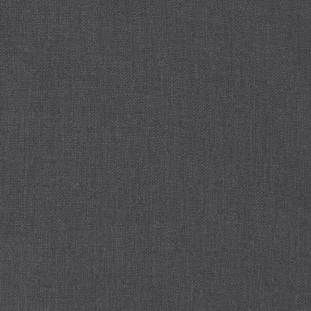 Μαξιλάρια Καρέκλας Κήπου Πλάτη 4 τεμ Ανθρακί 100x50x4 εκ Ύφασμα