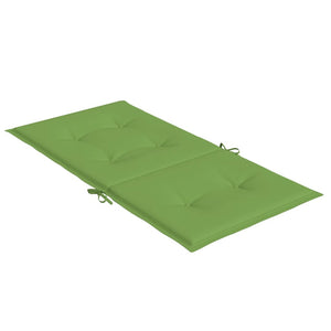 Μαξιλάρια Καρέκλας με Πλάτη 2τ. Πράσινο 100x50x4 εκ. Ύφασμα - Pakobazaar
