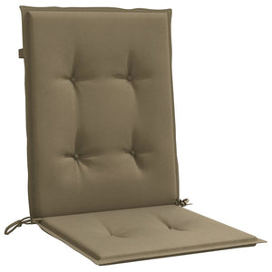 Μαξιλάρια Καρέκλας με Πλάτη 4 τεμ. Taupe 100x50x4 εκ. Ύφασμα - Pakobazaar