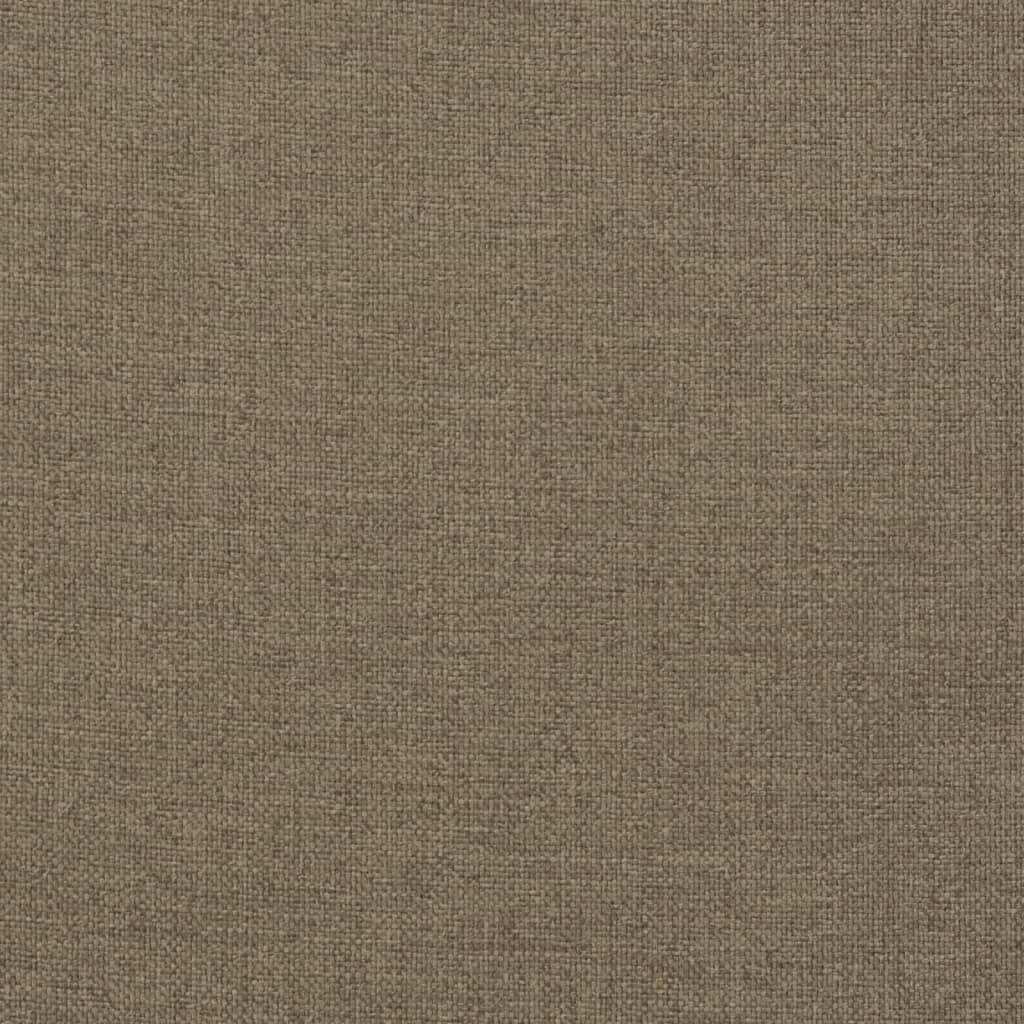 Μαξιλάρια Καρέκλας με Πλάτη 4 τεμ. Taupe 100x50x4 εκ. Ύφασμα