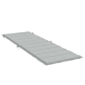 Μαξιλάρι Ξαπλώστρας Ανοιχτό Γκρι 186x58x4 εκ. Ύφασμα - Pakobazaar
