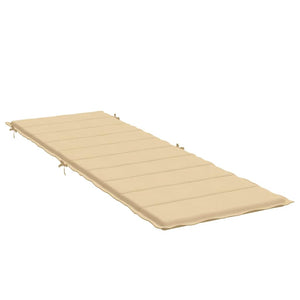 Μαξιλάρι Ξαπλώστρας Μπεζ 186x58x4 εκ. Ύφασμα - Pakobazaar