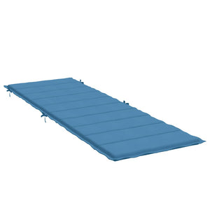 Μαξιλάρι Ξαπλώστρας Μπλε 186x58x4 εκ. Ύφασμα - Pakobazaar