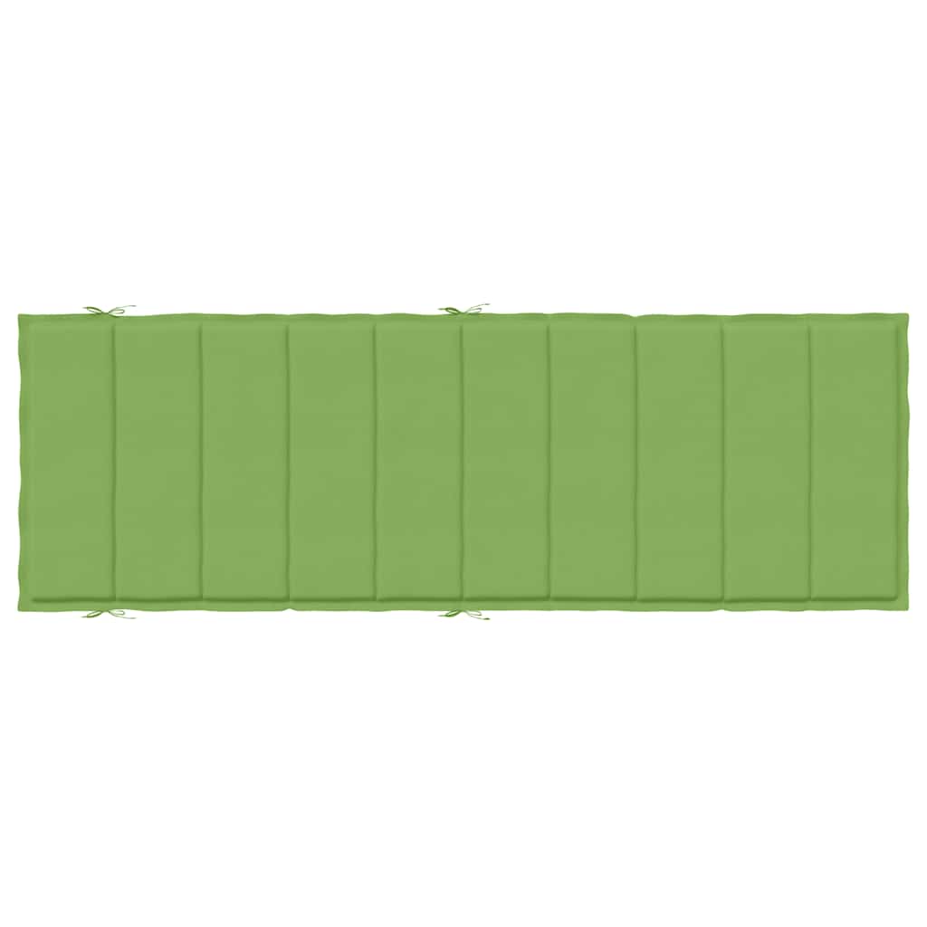Μαξιλάρι Ξαπλώστρας Πράσινο 186x58x4 εκ. Ύφασμα