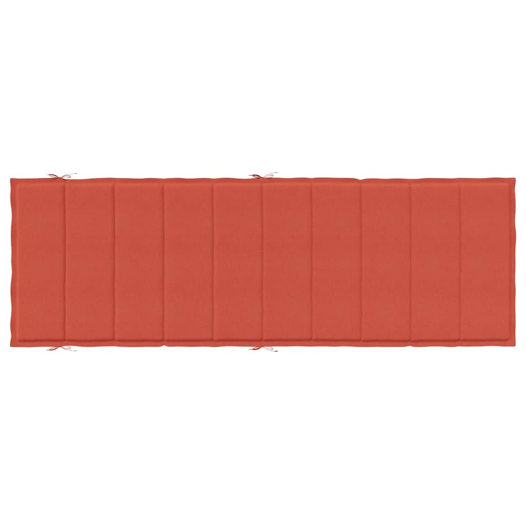 Μαξιλάρι Ξαπλώστρας Κόκκινο 186x58x4 εκ. Ύφασμα - Pakobazaar