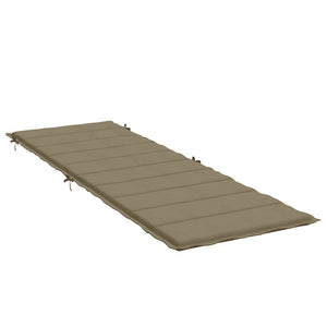 Μαξιλάρι Ξαπλώστρας Taupe 186x58x4 εκ. Ύφασμα - Pakobazaar