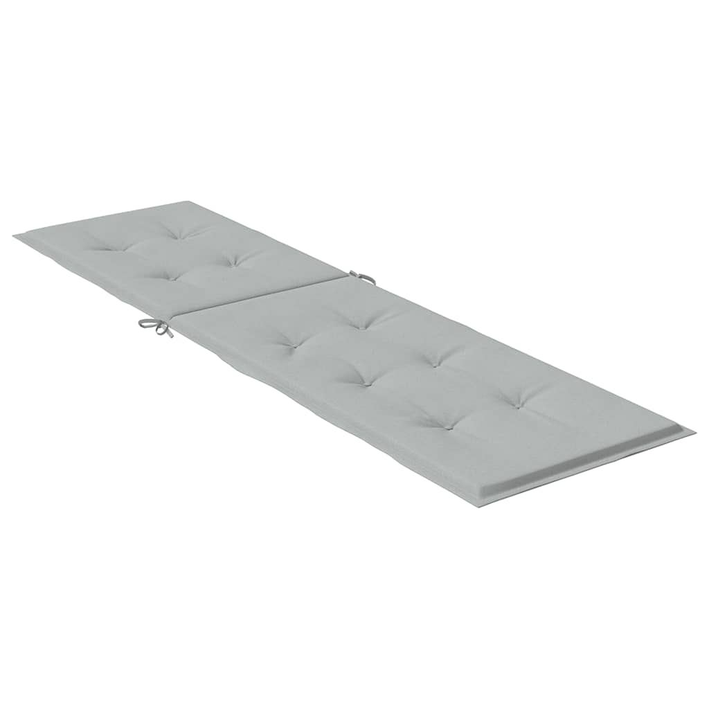 Μαξιλάρι Σεζλόνγκ Ανοιχτό Γκρι (75+105) x 50 x 4 εκ. Υφασμάτινη