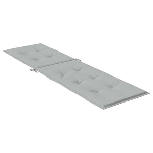 Μαξιλάρι Σεζλόνγκ Ανοιχτό Γκρι (75+105) x 50 x 4 εκ. Υφασμάτινη