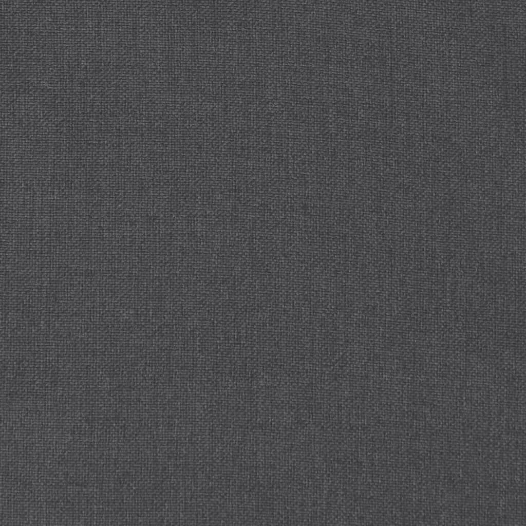 Μαξιλάρι Ξαπλώστρας Ανθρακί Μελανζέ 200x50x4 εκ. από Ύφασμα