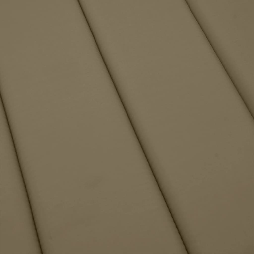 Μαξιλάρι Ξαπλώστρας Taupe 200x50x4 εκ. Ύφασμα - Pakobazaar