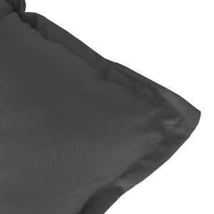 Μαξιλάρι Πάγκου Κήπου Ανθρακί Μελανζέ 120x50x7 εκ. Ύφασμα