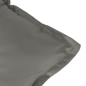 Μαξιλάρια Πάγκου Κήπου Σκ. Γκρι Μελανζέ 120x50x7 εκ. Ύφ.