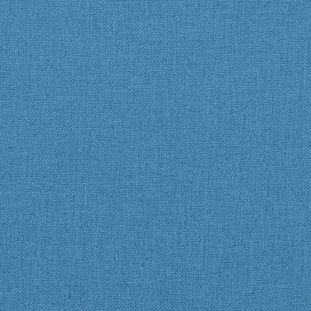 Μαξιλάρια Πάγκου Κήπου 2 τεμ. Μπλε Μελανζέ 180x50x7 εκ. Ύφασμα