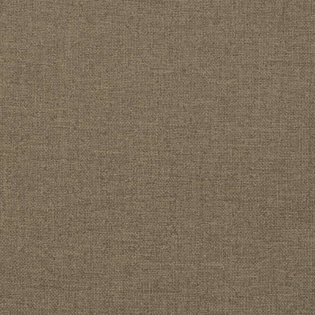 Μαξιλάρια Πάγκου Κήπου 2 τεμ. Taupe Μελανζέ 200x50x7 εκ. Ύφ. - Pakobazaar