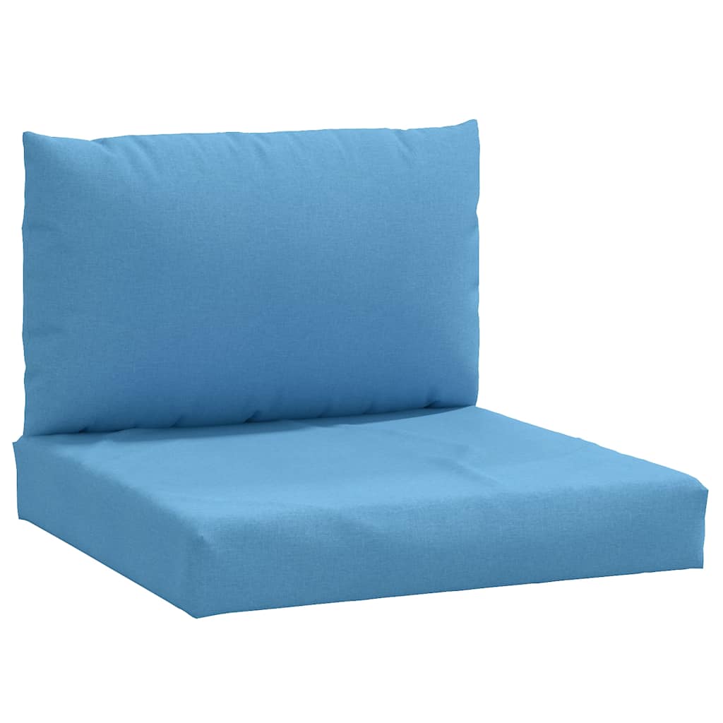 Μαξιλάρια από Παλέτες 2 τεμ. από Ύφασμα Melange Blue - Pakobazaar
