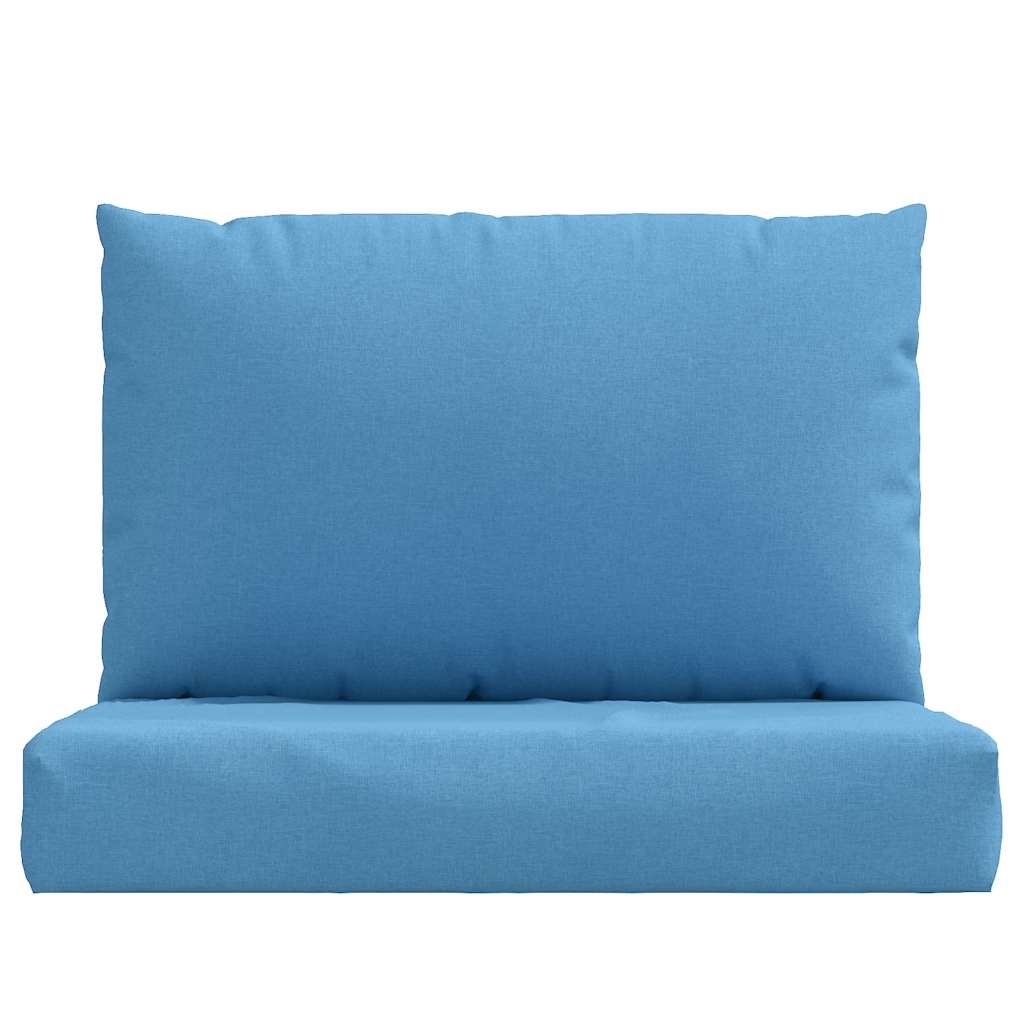 Μαξιλάρια από Παλέτες 2 τεμ. από Ύφασμα Melange Blue - Pakobazaar