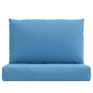 Μαξιλάρια από Παλέτες 2 τεμ. από Ύφασμα Melange Blue - Pakobazaar