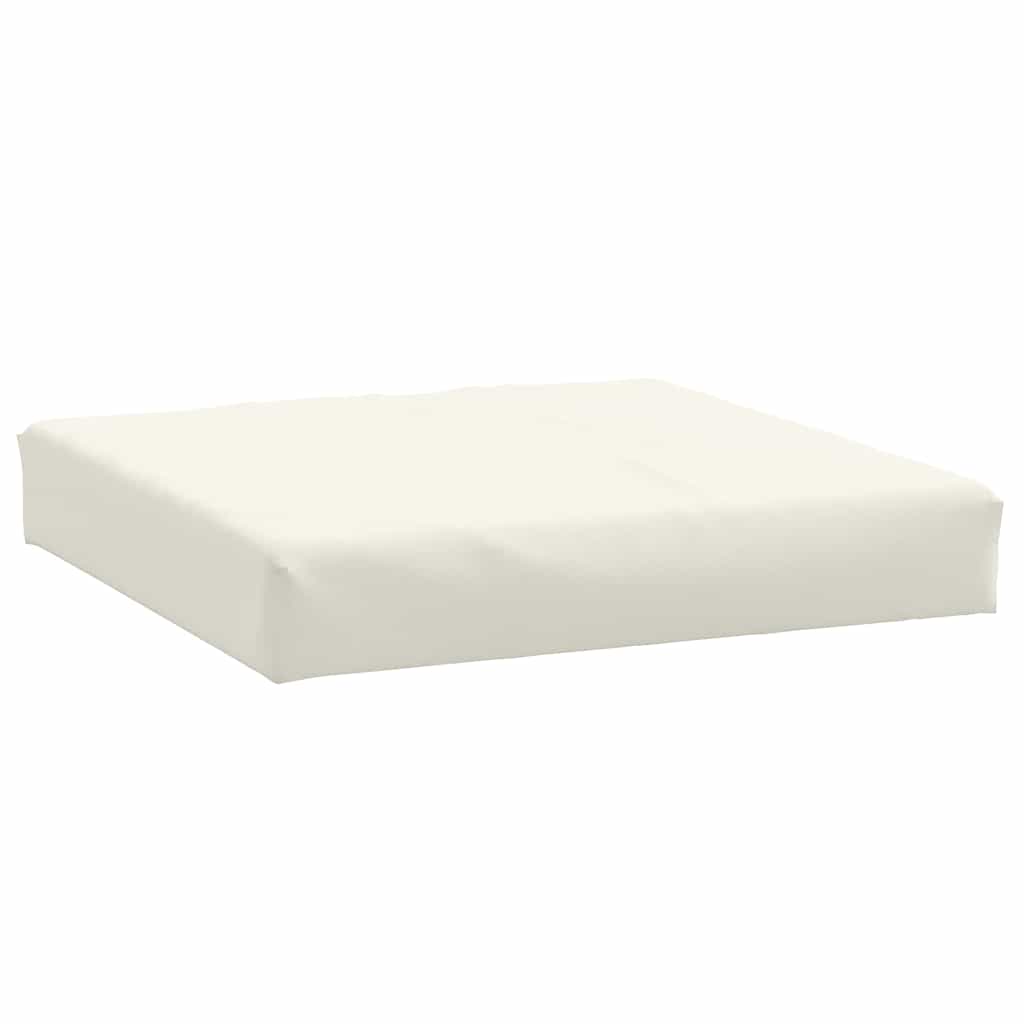 Μαξιλάρια Παλέτας 3 τεμ. Κρεμ Μελανζέ Υφασμάτινα