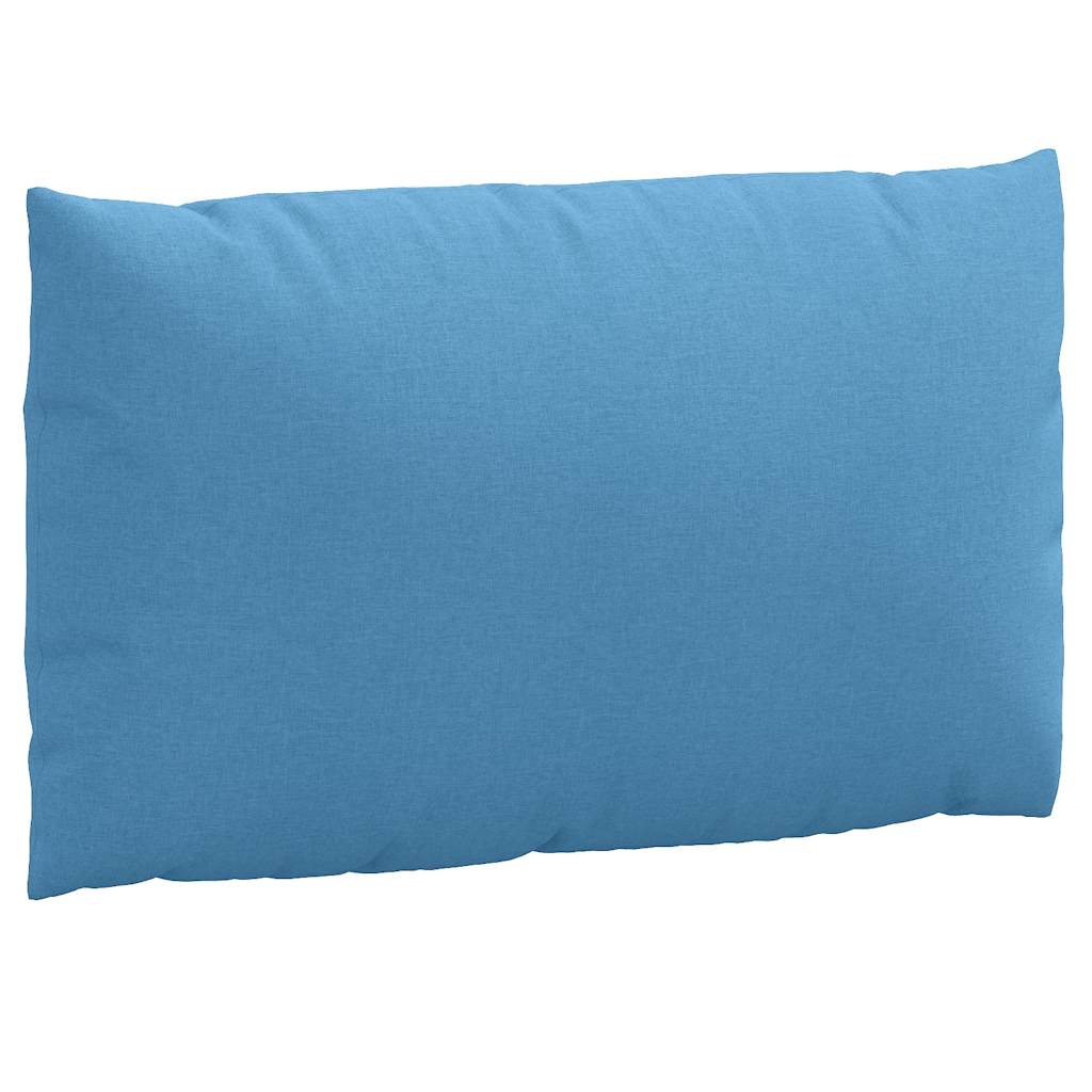 Μαξιλάρια Παλέτας 3 τεμ. Μπλε Μελανζέ Υφασμάτινα