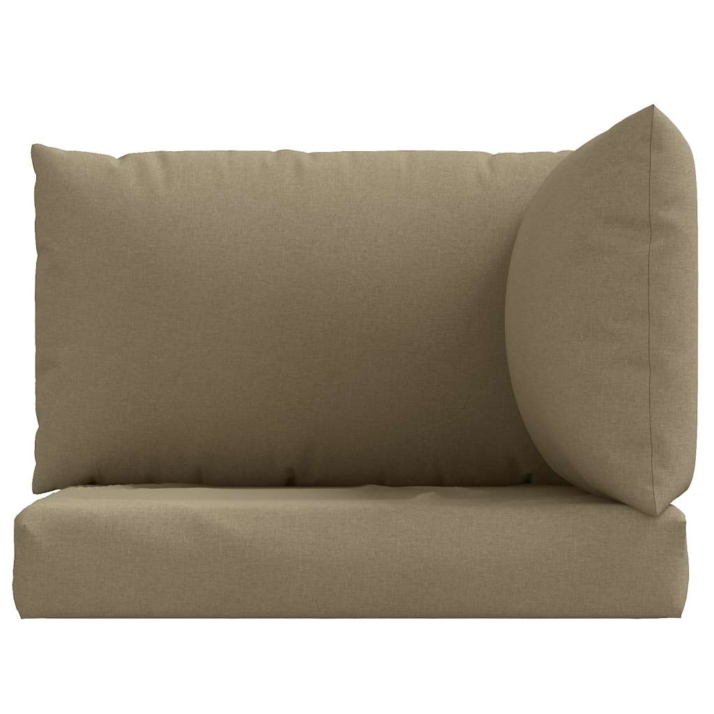 Μαξιλάρια από Παλέτες 3 τεμ., Ύφασμα Melange Taupe - Pakobazaar