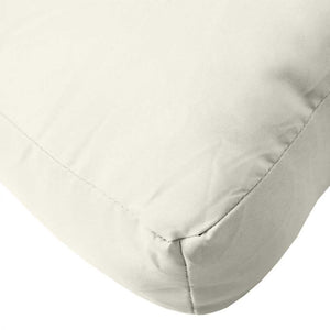 Μαξιλάρι Παλέτας Κρεμ 60x60x9,5 εκ. Ύφασμα - Pakobazaar