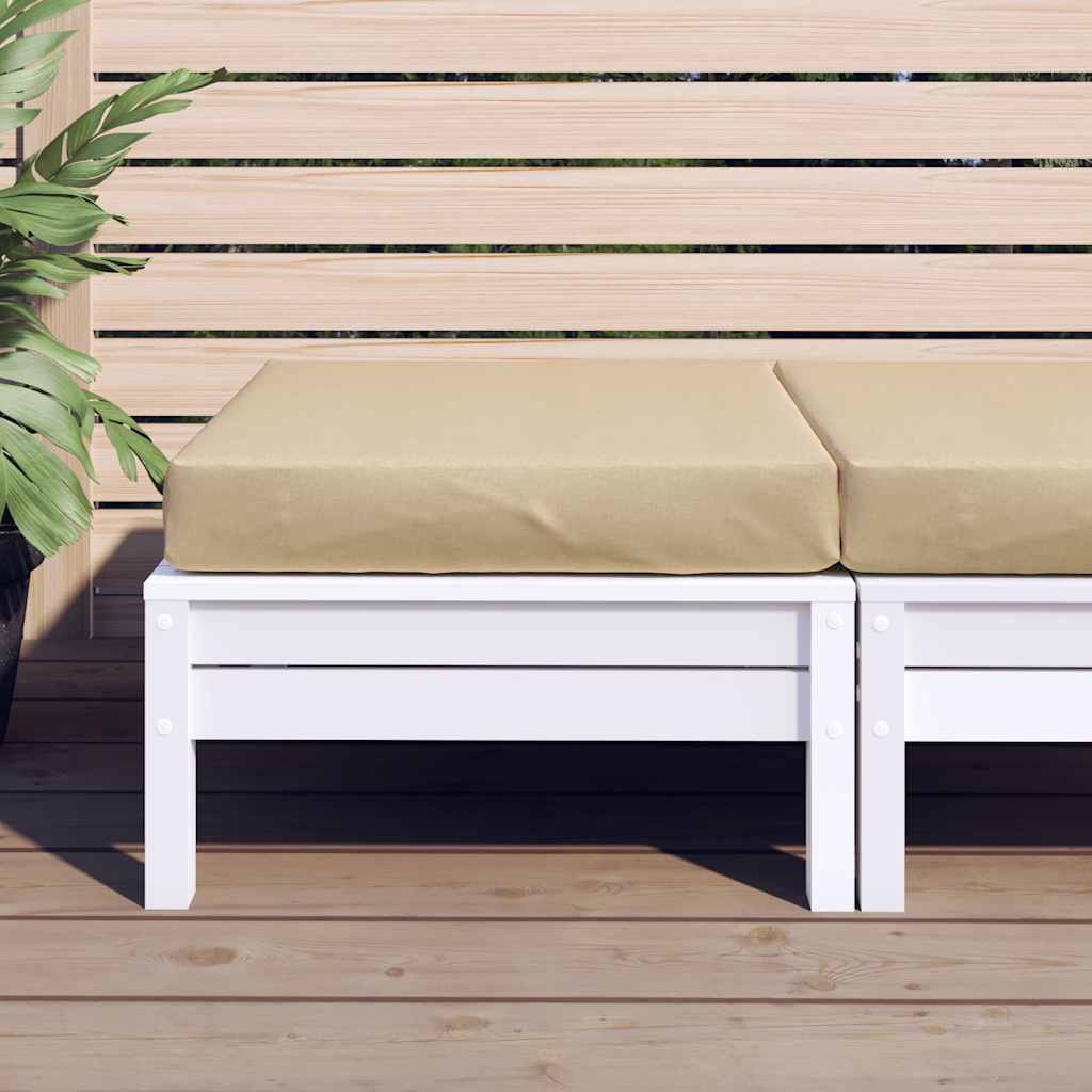 Μαξιλάρι Παλέτας Μπεζ 60x60x9,5 εκ. Ύφασμα